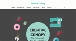 Desktop Screenshot of creativecanopysf.com